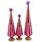 Cody Foster 19.0 Inch Carnival Trees Pink/Purple/Red Christmas Decorative Tree Set , Christmas Decor Modern Christmas